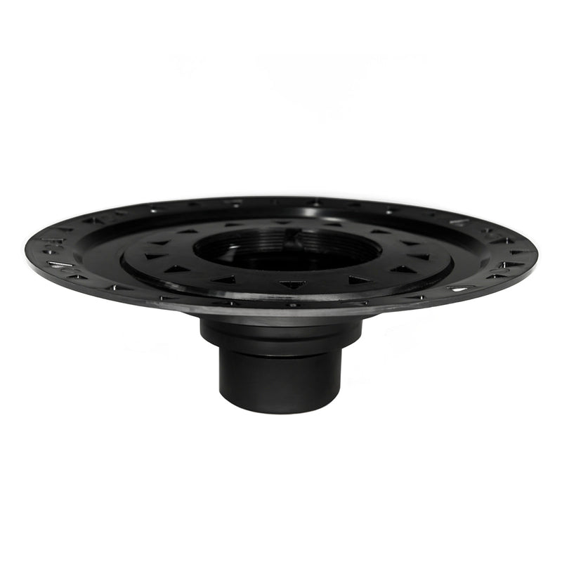 Infinity Drain BFA 42 Bonded Flange ABS Drain 4" Throat, 2", 3", & 4" Outlet
