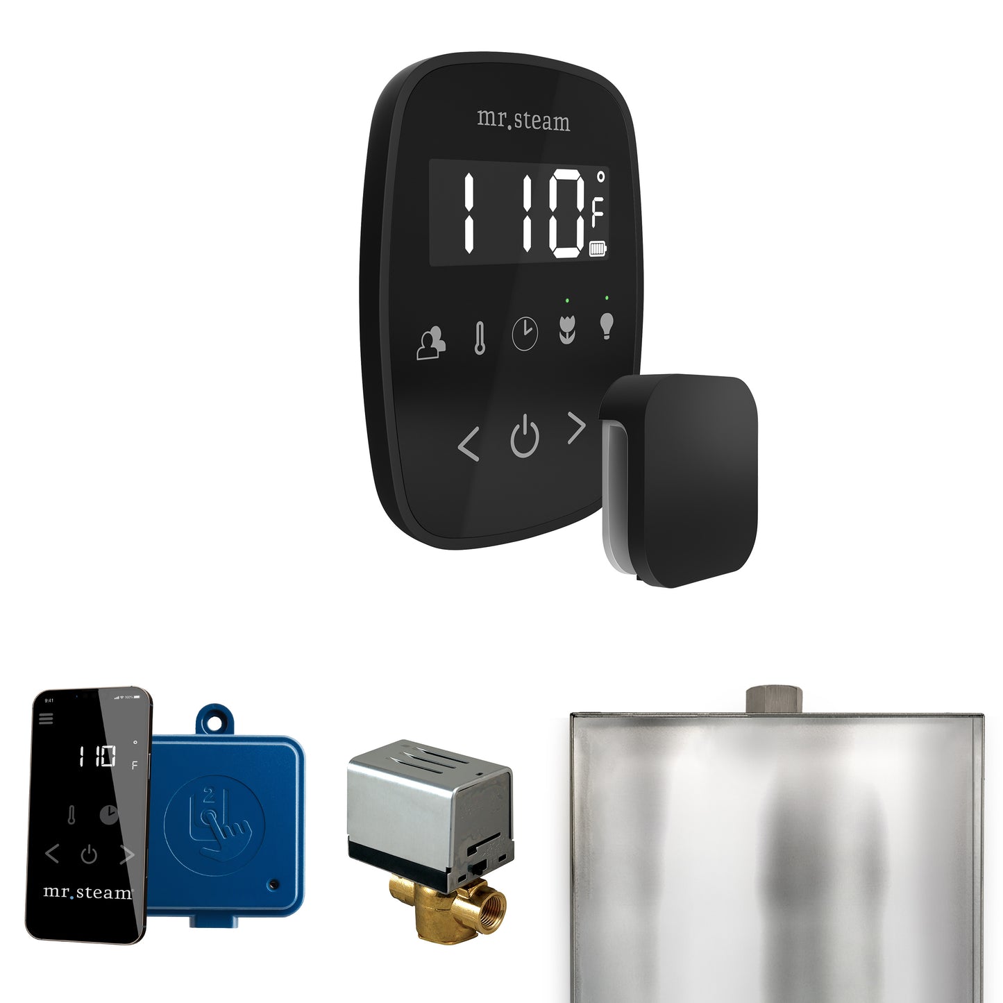 Mr. Steam BF ButlerFlex Steam Shower Control Package with TempoFlex Control and Steamhead