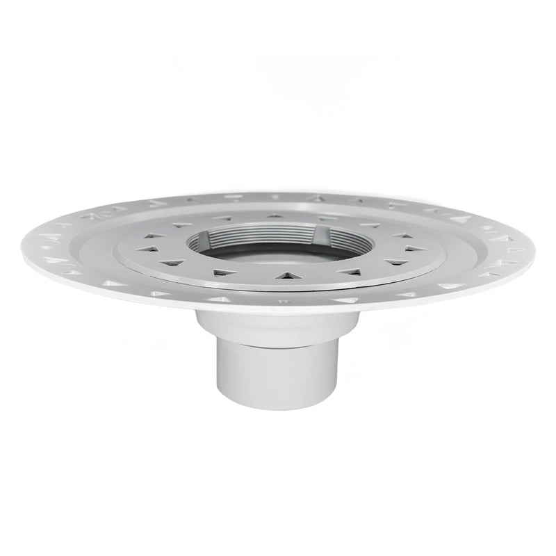 Infinity Drain BFP 42 Bonded Flange PVC Drain 4" Throat, 2", 3", & 4" Outlet