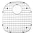 Houzer BG-3200 Stainless Steel Wirecraft Bottom Sink Grid
