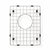 Houzer BG-4740 Stainless Steel Wirecraft Bottom Sink Grid
