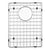 Houzer BG-4800 Stainless Steel Wirecraft Bottom Sink Grid