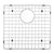 Houzer BG-4850 Stainless Steel Wirecraft Bottom Sink Grid