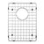 Houzer BG-5400 Stainless Steel Wirecraft Bottom Sink Grid