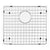 Houzer BG-5450 Stainless Steel Wirecraft Bottom Sink Grid