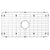 Houzer BG-6500 Stainless Steel Wirecraft Bottom Sink Grid