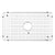 Houzer BG-7200 Stainless Steel Wirecraft Bottom Sink Grid