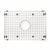 Houzer BG-8500 Stainless Steel Wirecraft Bottom Sink Grid