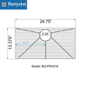 Nantucket Sinks BG-PR3018 Bottom Grid