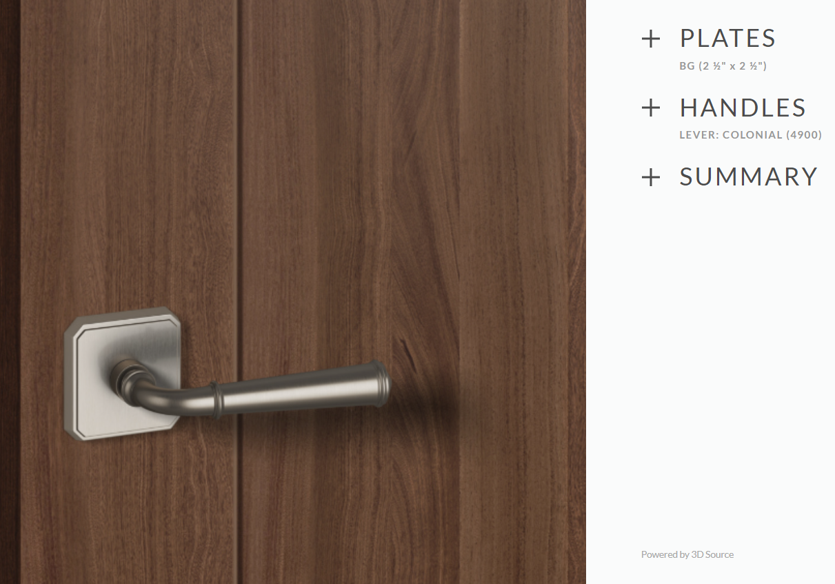 Ashley Norton BG.4900.42.R.4B Colonial Full Dummy - Polished Nickel