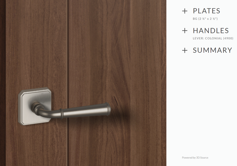 Ashley Norton BG.4900.20.R.4B Colonial Privacy - Polished Nickel