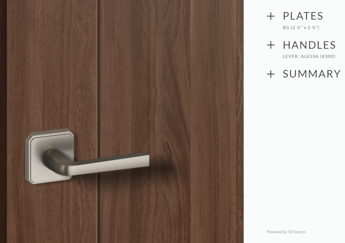 Ashley Norton BG.8300.42.L.4 Alessa Full Dummy - Satin Nickel