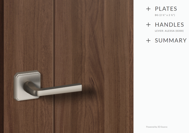 Ashley Norton BG.8300.42.L.4 Alessa Full Dummy - Satin Nickel