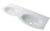 Baden Haus BHOV55G02 Olimpia, Vague Glass Basin 54" 1Ø Double Basin - Parent
