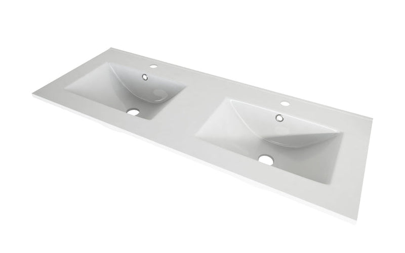 Baden Haus BHPF48C01.100 Portofino/ Tiffany Countertop Double Ceramic 1Th 48"