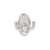 Emtek 26097 Traditional Double Hook Brass with R and R Ros - Parent