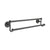 Emtek 260333 Br Double TowelBar , Rect Ros , 30"