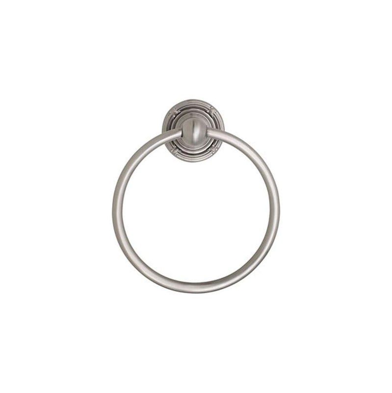 Emtek 26013 Brass Towel Ring , Rectangular Rosette , 6-7/8" - Parent