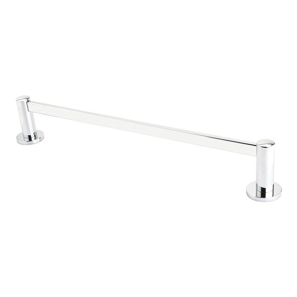 Emtek 2802200 Brass Modern Towel Bar , Small Disk Rosette , 24" - Parent