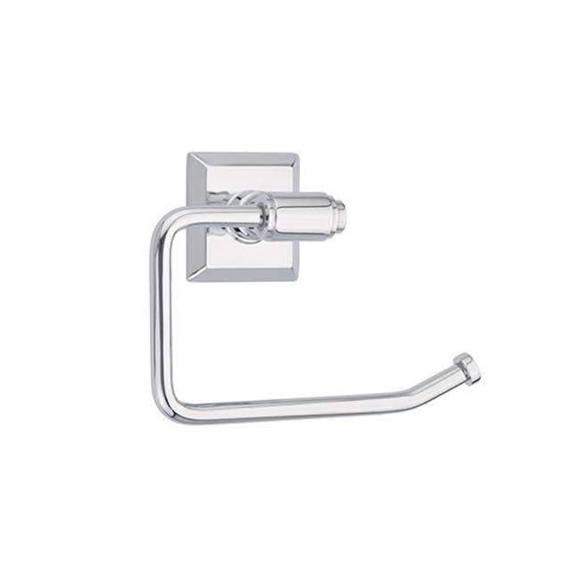 Emtek 29040 Transitional Brass Paper Holder - Bar Style , Regular Rosette