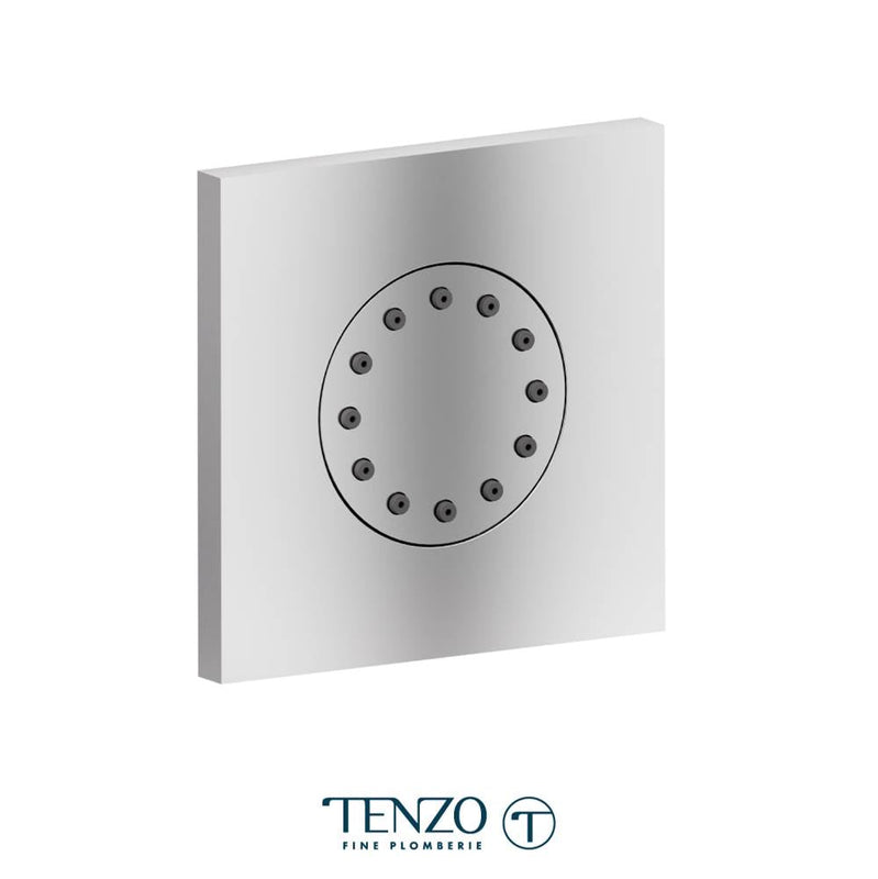 Tenzo BJ-304-CR Square Recessed Body Jet Chrome