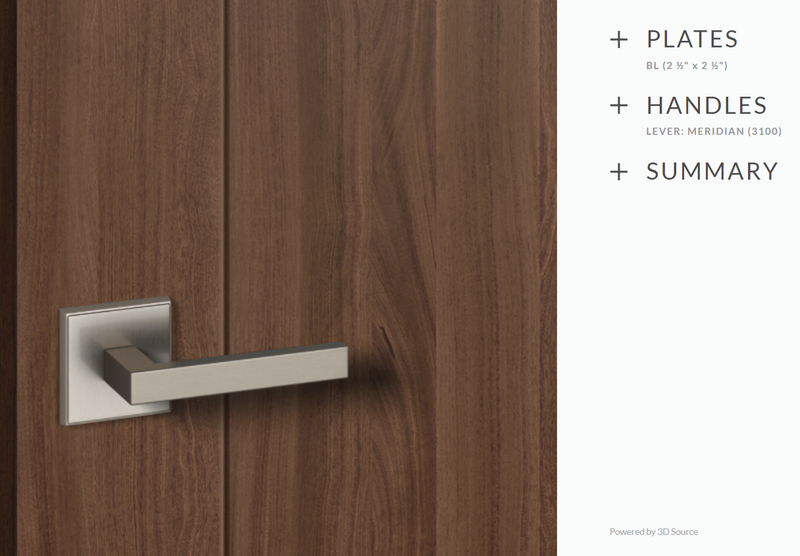 Ashley Norton BL.3100.20.R.4 Meridian Privacy - Satin Nickel