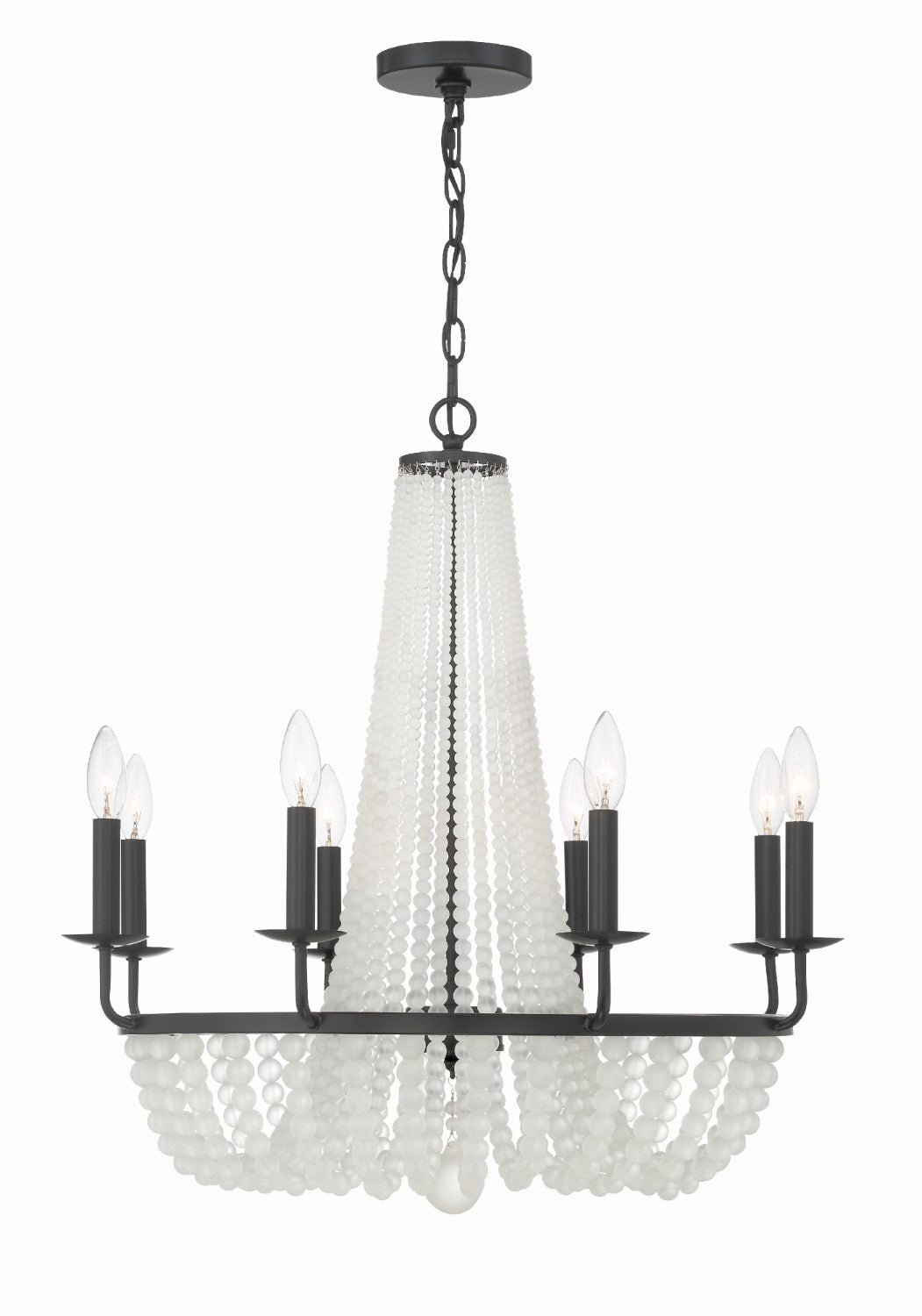 Crystorama BLA-10668 Bella 8 Light Chandelier