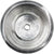 Linkasink BLD104-3.5 Small Flat Round Builders Series