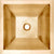 Linkasink BLD112-2 Coco Square Smooth Builders Series