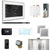 Mr. Steam BLS1-L Bliss Steam Shower Control Package with iSteamX Control and Linear Steamhead