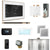 Mr. Steam BLS1-L Bliss Steam Shower Control Package with iSteamX Control and Linear Steamhead
