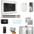 Mr. Steam BLS1-XL Bliss Max Steam Shower Control Package with iSteamX Control and Linear Steamhead