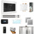 Mr. Steam BLS1-XL Bliss Max Steam Shower Control Package with iSteamX Control and Linear Steamhead