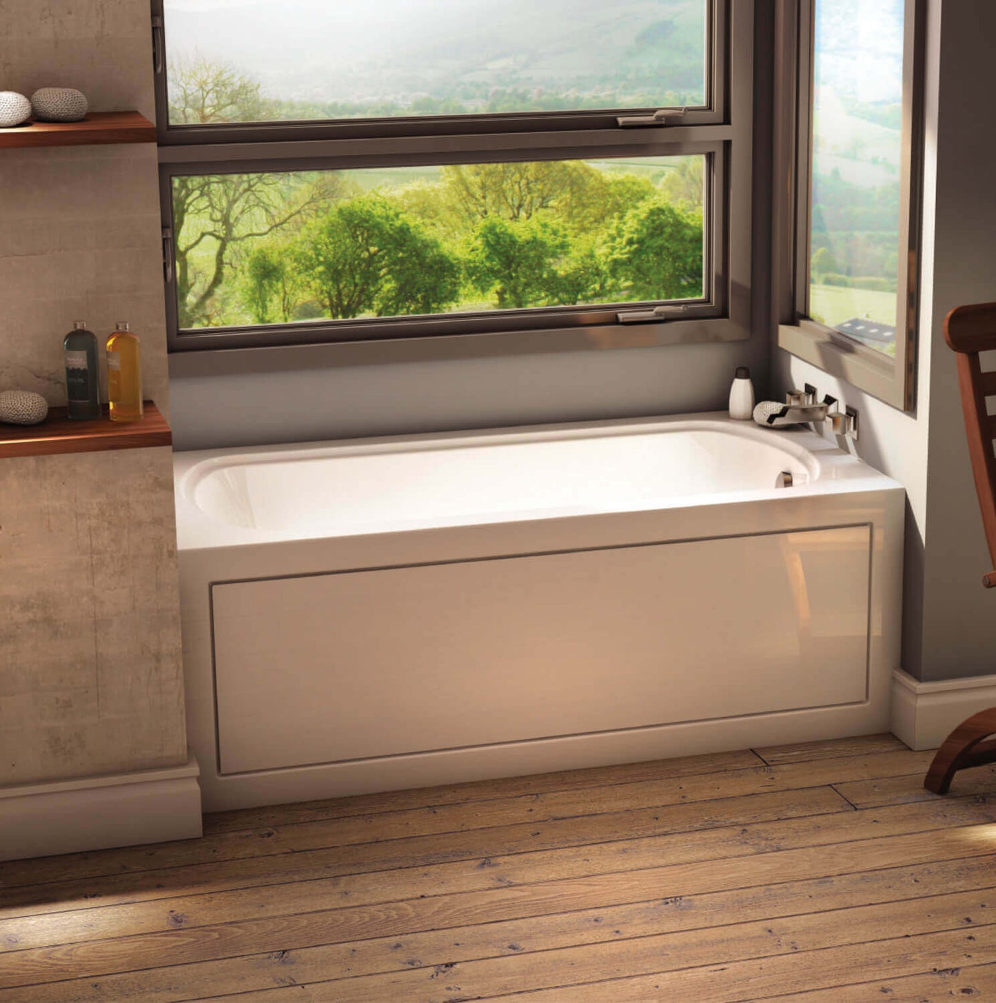 Bain Ultra BMDCRA0RN MERIDIAN 60 x 31 ALCOVE Soaking Tub Only - Parent