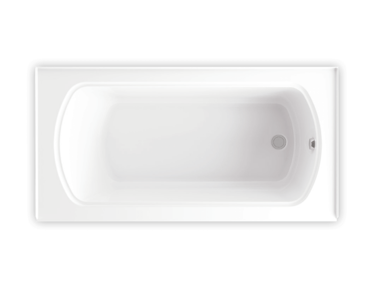 Bain Ultra BMDCRA0RN MERIDIAN 60 x 31 ALCOVE Soaking Tub Only - Parent