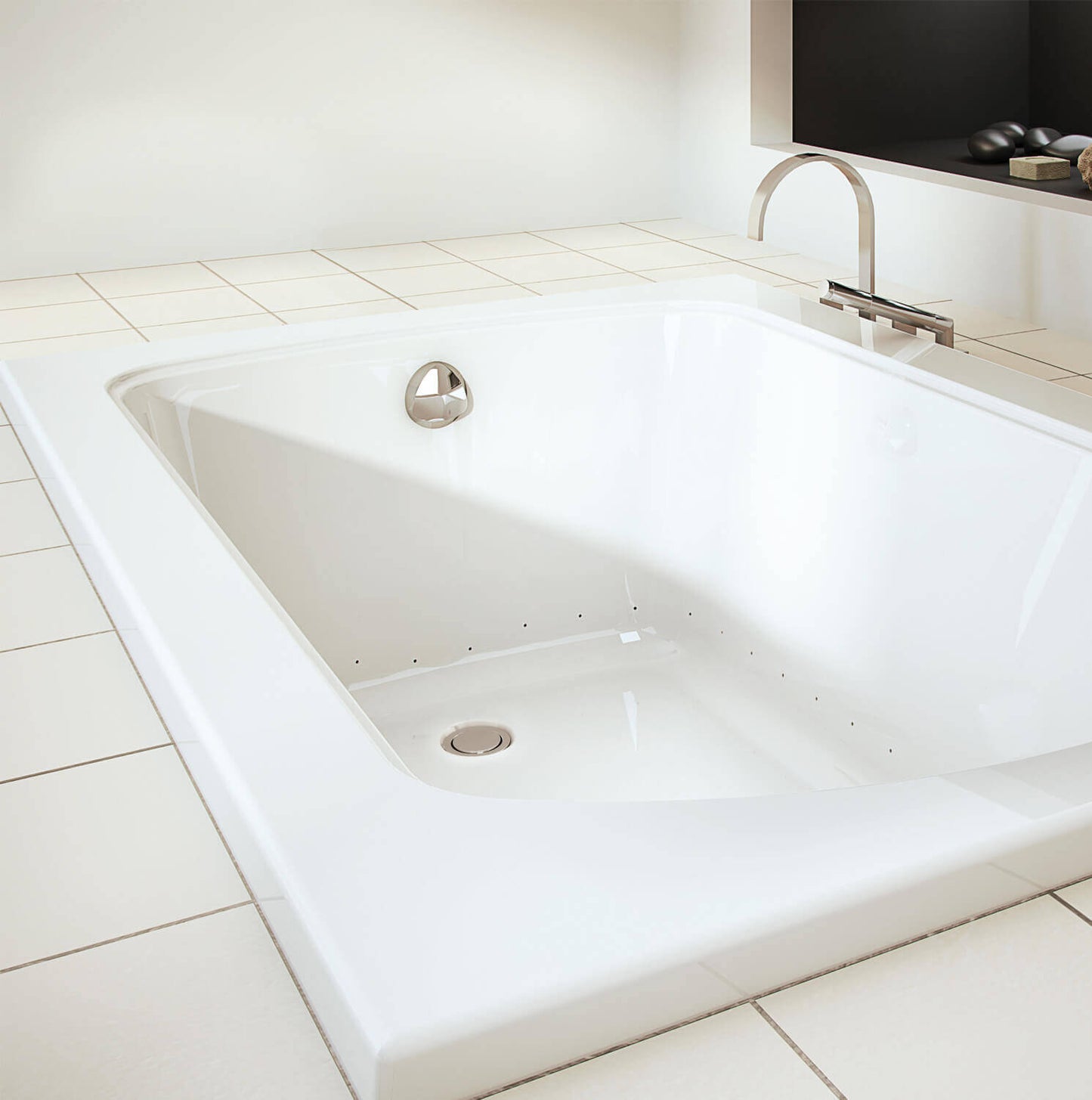 Bain Ultra BMEDRI0RT MERIDIAN 60 x 32 ALCOVE/DROP-IN Thermomasseur Air Bath Tub - Parent