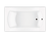 Bain Ultra BMEGRI00N MERIDIAN 60 x 42 ALCOVE/DROP-IN Soaking Tub Only - Parent