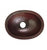 Thompson Traders BOU-1209BC Rennovations Bath Petit Matisse Oval Handcrafted Bath Sink Black Copper