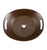 Thompson Traders BOV-2016VTP Legacy Bath Beaker Verde Oval Handcrafted Vessel Sink with handles Black Copper