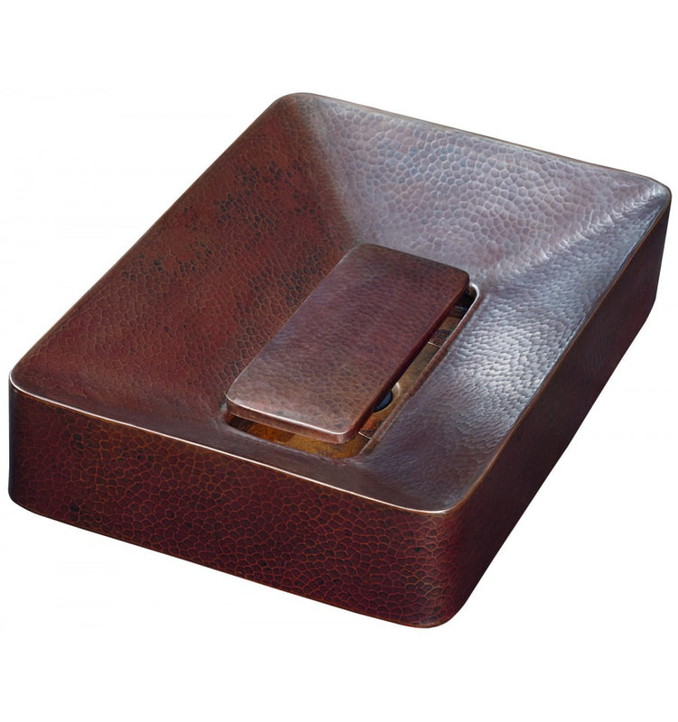 Thompson Traders BPCD-1812BC Legacy Bath Soho Handcrafted Bath Sink with drain cover Black Copper