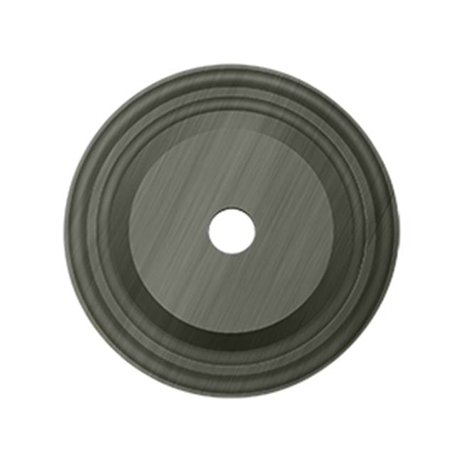 Deltana BPRC0 Base Plate for Knobs, 1-1/2 Diam.