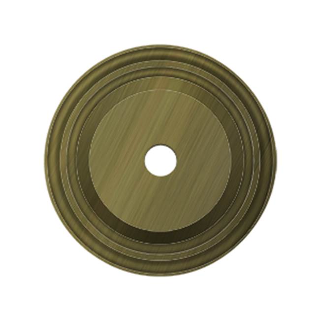 Deltana BPRC0 Base Plate for Knobs, 1-1/2 Diam.