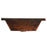 Thompson Traders BPU-1914BC Limited Editions Bath Diego Rectangular Handcrafted Copper Black Copper