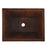 Thompson Traders BPU-1914BC Limited Editions Bath Diego Rectangular Handcrafted Copper Black Copper
