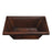 Thompson Traders BPU-1914BC Limited Editions Bath Diego Rectangular Handcrafted Copper Black Copper