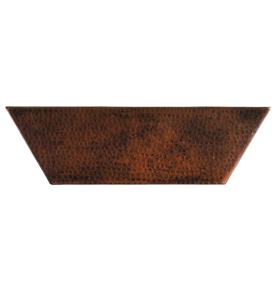Thompson Traders BPV-1914BC Limited Editions Bath Diego II Rectangular Double Wall Handcrafted Copper Black Copper