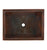Thompson Traders BPV-1914BC Limited Editions Bath Diego II Rectangular Double Wall Handcrafted Copper Black Copper