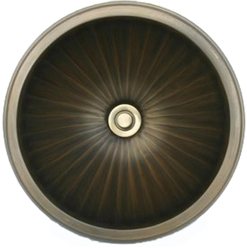Linkasink BR002 Bronze Small Round Fluted - Parent