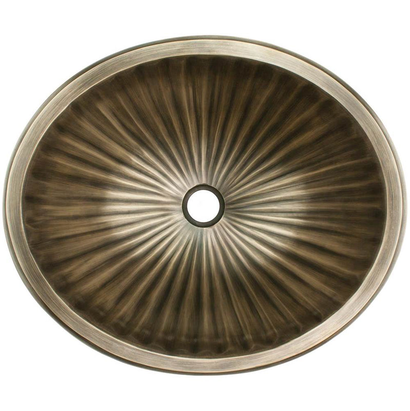 Linkasink BR006 Bronze Oval Fluted - Parent