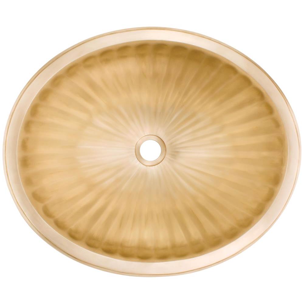 Linkasink BR006 Bronze Oval Fluted